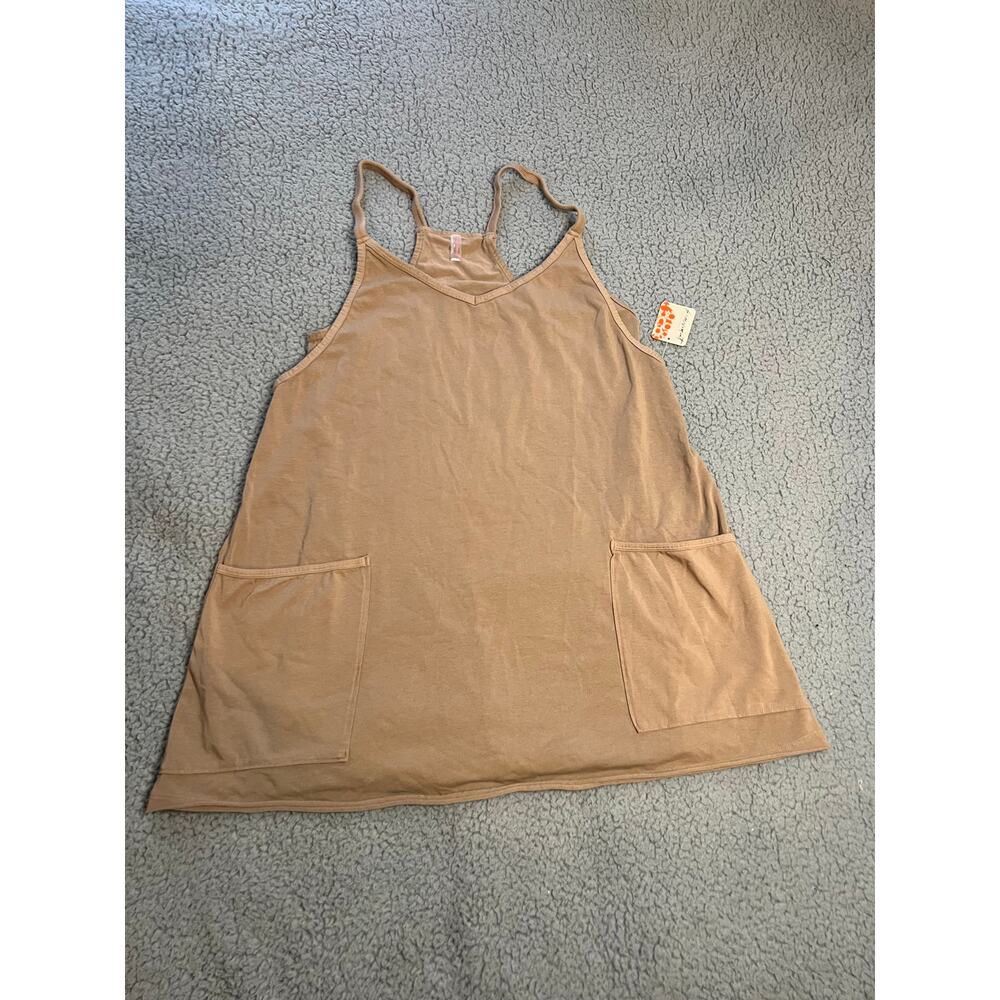 FP Movement Hot Shot V-Neck Sleeveless Patch Pocket Mini Dress Medium (B120337) - Picture 7 of 11
